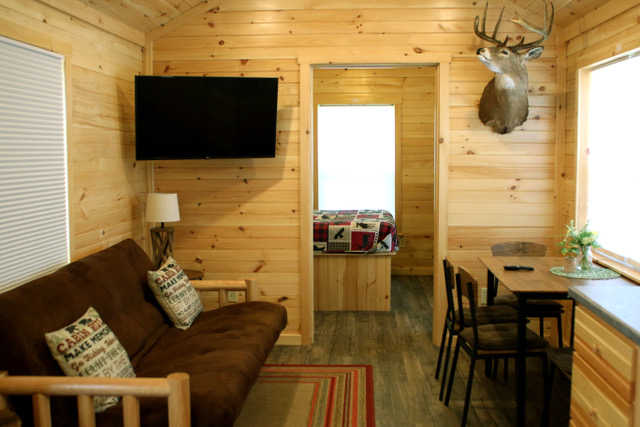 inside of the Quill Gordon cabin